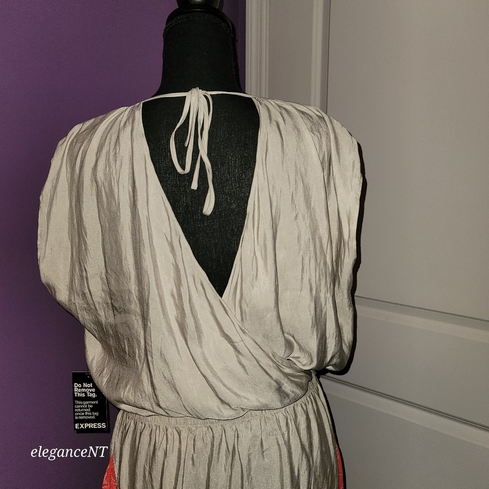 Express Dress with Pink Highlights sz: L NWT - Picture 2 of 12